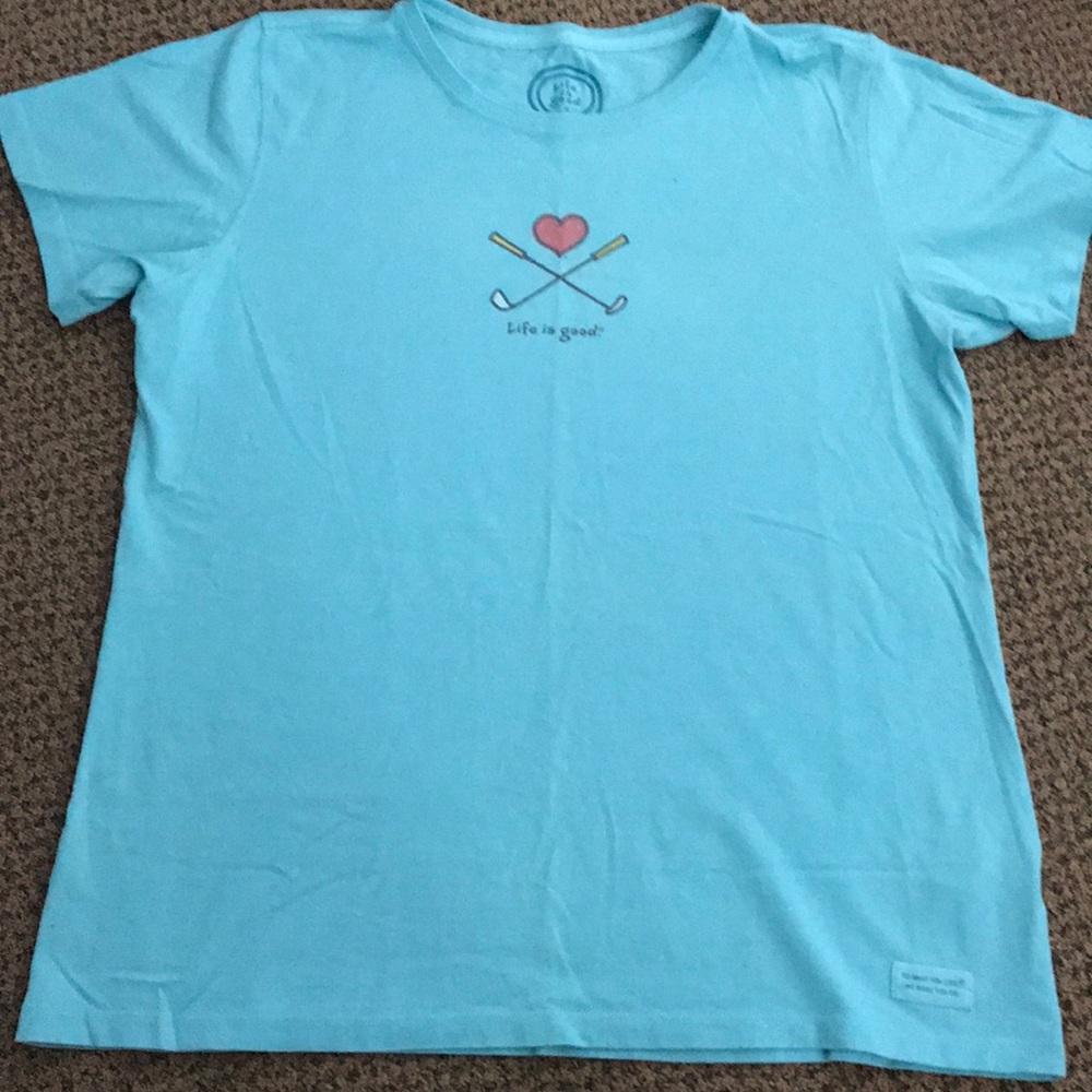 Life is Good Golf Tee